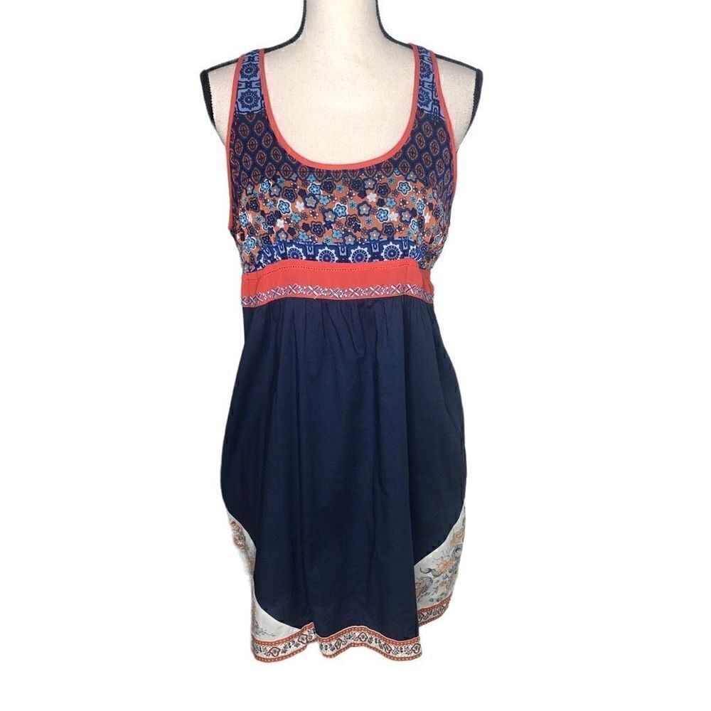 Freelance Mixed Print Colorful Sleeveless Dress